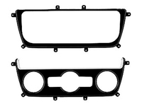 Kit de Instalación de Radio para Auto de 10.1 Pulgadas, Panel de Reequipamiento, Compatible con Volkswagen Jetta Sagitar