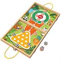 Jeu d'échecs rebondissant en bois, jeu de table interactif pour la famille, pour jouer entre parents et enfants