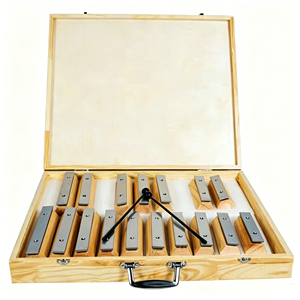 Xylophone Glockenspiel en métal et bois coloré à 17 tons, instrument de percussion Orff pour enfants, jouet musical éducatif précoce - Product Image 5