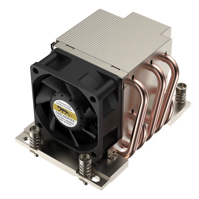 AMD 7002/7003 Series Processor 2U Height Side-Blowing 5 Heat Pipe Performance-Level Fan Cooler