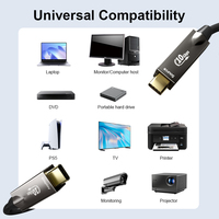 Cable USB-C a Tipo C AOC de Fibra Óptica USB3.2 de 10 Gbps con Logotipo OEM ODM, 10 Metros de Alta Velocidad para Computadora y Auriculares