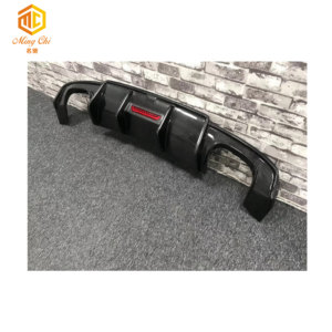 Led phong cách sợi <span class=keywords><strong>carbon</strong></span> khuếch tán phía sau Bumper separator cho Audi <span class=keywords><strong>A3</strong></span> S3 phía sau khuyếch tán - Product Image 3