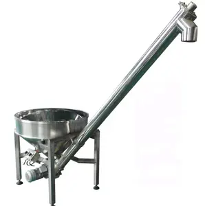 Stainless Steel Screw Feeding Conveyor Feeding Equipment Flexible Screw Conveyor