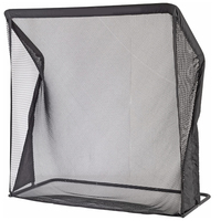Filet de frappe de golf robuste avec cadre en acier à bouton-poussoir, filet premium, chaussette de récupération de balles, simulateur compatible, vente en gros OEM
