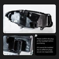 Phares LED style Ikon M4, double couleur DRL, plug and play, pièces de rechange auto pour BMW Série 5 F10 2010-2017, ensemble de phares