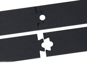 WEKIS - Sistema de Puerta Corredera de Acero Pulido con Forma de Flecha, Diseño Moderno, Alta Calidad, Kit de Herrajes para Puerta, Uso Exterior, 250 Libras - Product Image 5