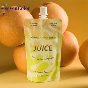 Tùy chỉnh in logo chất lỏng đồ uống bao bì doypack Túi Nhựa 100ml 200ml 250ml 300ml đứng lên túi vòi cho nước trái cây - Product Image 1