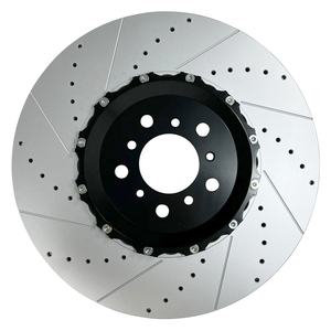 Disques de frein flottants percés pour <span class=keywords><strong>BMW</strong></span> M5 M6 F6 F06 F10 F12 F13 F30 F80 400MM 380MM 370MM - Product Image 1