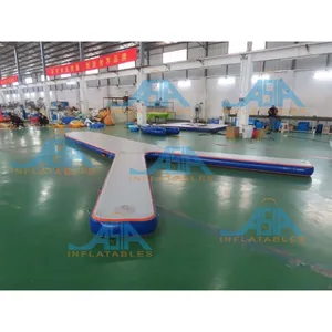 Inflatable Y Pontoon Yacht Floating Swim Water Platform Dock Station Inflatable Floating Boat Dock