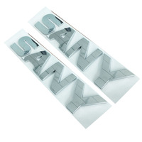Emblème de voiture en plastique ABS chromé personnalisé, logo 3D, badge de voiture, autocollant de lettre, emblèmes de voiture, badges de voiture en vente en gros