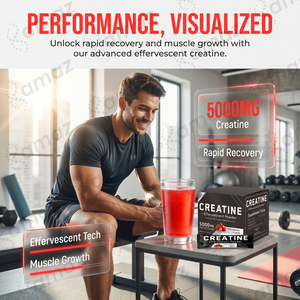 Amaz OEM 30 portions de créatine en poudre effervescente en sachet, 5000 mg de créatine monohydrate pour la récupération après l'entraînement en salle de sport - Product Image 4