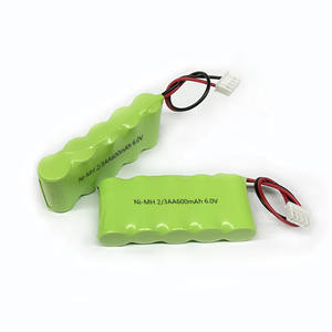 <span class=keywords><strong>Ni</strong></span>-<span class=keywords><strong>mh</strong></span> <span class=keywords><strong>2</strong></span>/<span class=keywords><strong>3AA</strong></span> 6 В 600 мАч 700 мАч аккумуляторная батарея 5S1P NiMH Batterie - Product Image 3