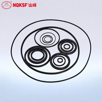 Cincin Segel NBR X Seal Ring Quad Ring FKM Segel Empat Lob untuk Pompa Hidrolik, Silinder Pneumatik, Katup, dan Poros Berputar