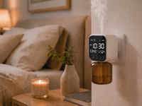Diffuseur de parfum intelligent avec contrôle par application, diffuseur d'arômes à brancher sur prise murale, huile parfumée, purificateur d'air, cadeau pour la maison/le bureau/l'usage commercial