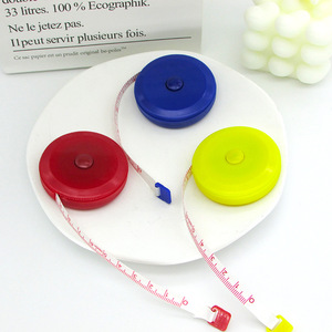 Ruban à mesurer télescopique en plastique de couleur bonbon, petit format, pour vêtements, règle ronde de 1,5 mètre - Product Image 6