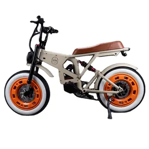 新型电动雪地自行车胖轮胎高减震器远程高强度车架电子自行车