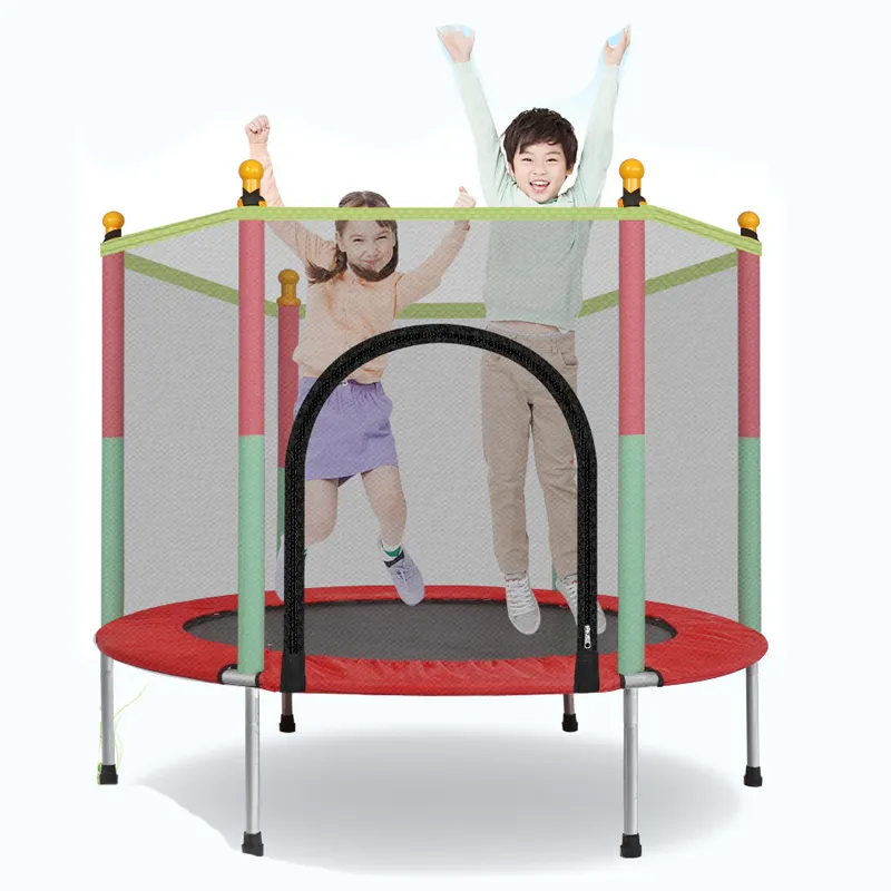 Гимнастическая комнатная прыгающая кровать для улицы Детские и взрослые упражнения для фитнеса сетчатый мини-батут