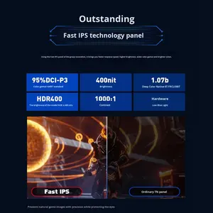 Monitor de juegos de 27 pulgadas 2K 240Hz 300HZ 400HZ HDR Panel IPS con interfaz DP para CSGO PUBG 2K Shooting FPS en escritorio - Product Image 3