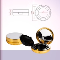 A072 Étui de luxe personnalisé avec logo, forme ronde, pour fond de teint liquide, coussin d'air, couleur nude, prix