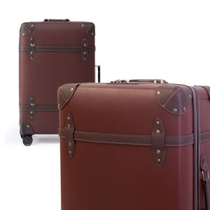 Factory <span class=keywords><strong>Outlet</strong></span> PU Equipaje <span class=keywords><strong>de</strong></span> viaje 2 piezas Vintage Soft Equipaje Sets - Product Image 2