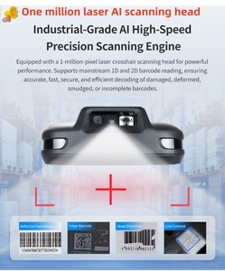 เครื่องสแกนเมกะพิกเซล 8 คอร์ IP67 รองรับ <span class=keywords><strong>Google</strong></span> <span class=keywords><strong>PLAY</strong></span> แบบพกพา 4+64G รองรับการสแกน 2D/QR พร้อม WIFI4G และบลูทูธ สำหรับงานโลจิสติกส์ GMS 405 - Product Image 2