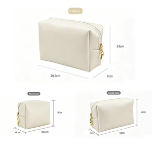 Bolsa de <span class=keywords><strong>Maquillaje</strong></span> de PU Duradera con Logotipo Personalizado, Estilo Dopamina, Portátil, Impermeable, Organizador de Cosméticos de Mano para Viaje - Product Image 5