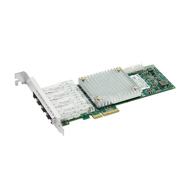 PCI Express X4 Quad Sfp Port 100Base-FX Network Card Based on Intel I350 Chipset