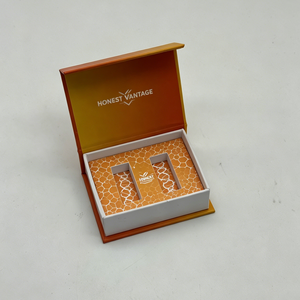 Custom Printed Eco-Friendly Cardboard Cosmetic Peptide Vial Packaging Boxes with Magnetic Flip Box Portable Handle 3ml Sizes - Product Image 3