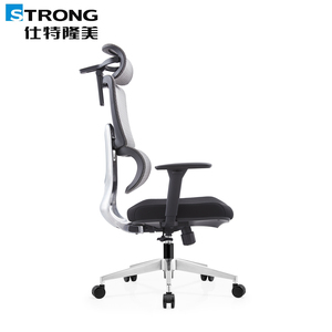 オフィスチェア,アルミ合金製バックモダン人間工学オフィス家具4Dヘッドレストフルメッシュエグゼクティブチェア - Product Image 6