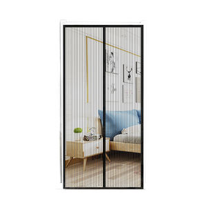 Moustiquaire magnétique en fibre de verre renforcée permanente <span class=keywords><strong>pour</strong></span> porte coulissante robuste de 72x80 pouces <span class=keywords><strong>pour</strong></span> porte à crochet - Product Image 5