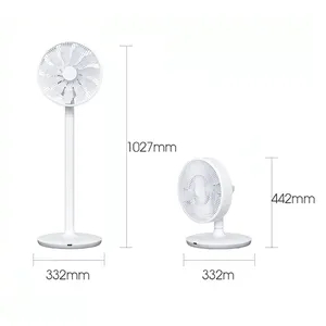 Electric Fan Household Parts Mini Electric Tower Pedestal Fan Home Leafless Cooling Small Charger Axial Portable Desk Dc Fan