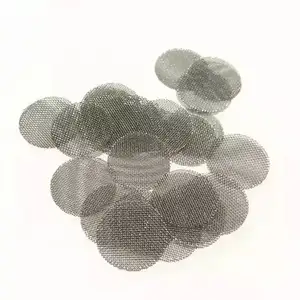 Custom 2- 635 mesh high precision stainless steel 304 310S wire mesh round filter screen disc