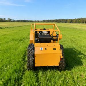 800 मिमी कृषि रोबोट फ्लइल मोवर डीजल रिमोट कंट्रोल कृषि और वानिकी झाड़ी समाशोधन और मिलिंग मशीन - Product Image 4