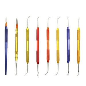 Strumento da laboratorio professionale in acciaio inossidabile manuale coltello da intaglio in cera dentaria scultura in gesso a fondo piatto coltelli spatola dentista - Product Image 5