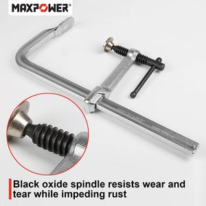 เครื่องมือหนีบยึด F สำหรับงานไม้ Maxpower,เครื่องมือหนีบแรงดึงสูงทำจากเหล็กขนาด250X80มม. - Product Image 4