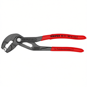 คีมคีบสายไฟ Knipex Cobra รุ่น 85 51 180 A สำหรับยึดสายรัดสปริง ผลิตในเยอรมนี - Product Image 1