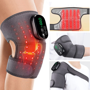 Fabricante inalámbrico 660nm 850nm terapia de luz roja infrarroja masajeador de rodilla de calefacción para almohadillas de hombro de codo de articulación alivio del dolor - Product Image 1