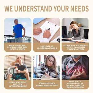 Venta caliente Potasio Magnesio Vitamina D3 K2 Cápsula Promueve la absorción <span class=keywords><strong>intestinal</strong></span> de calcio para adultos para mantener la salud ósea - Product Image 3