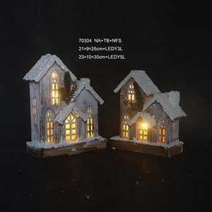 Lumière led maison <span class=keywords><strong>en</strong></span> <span class=keywords><strong>bois</strong></span> maison <span class=keywords><strong>de</strong></span> village <span class=keywords><strong>de</strong></span> Noël avec lumière miniature pour décoration <span class=keywords><strong>de</strong></span> Noël - Product Image 3