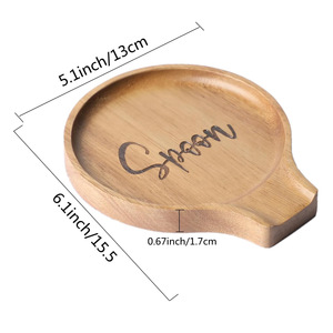 Soporte para Cucharas de Madera de Acacia, Reposacucharas de Madera para Encimera de Cocina, Soporte para Utensilios, Ecológico, Apto para Lavavajillas - Product Image 2
