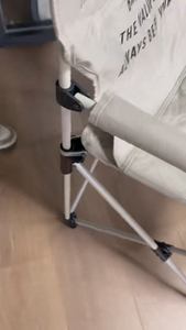 Chaise pliante portable personnalisée avec logo, pour l'extérieur, la pêche, la plage, le camping, avec accoudoirs et poche - Product Image 3