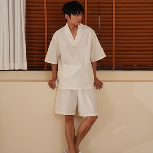 เสื้อคลุ<span class=keywords><strong>ม</strong></span>สปาสีขาวสำหรับผู้หญิงชุดนวดทำสปากายภาพบำบัด - Product Image 4