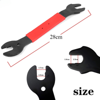Clé de démontage de pédale de vélo 15/16/17 mm – Outil de retrait de moyeu de pédale pour cyclisme