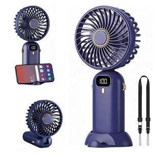 Portable USB Rechargeable Mini Ventilador Foldable Hanging <strong>Neck</strong> <strong>Fan</strong> Five-Speed Wind Wearable Cooling Pocket Rechargeable <strong>Fan</strong> - Product Image 1