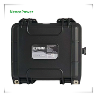 بطارية NencoPower 12.8 فولت 60 أمبير ساعة قابلة لإعادة الشحن من نوع LiFePO4 للاستخدام في المركبات الترفيهية، الطاقة الشمسية البحرية، الألواح الشمسية، والتخييم.
