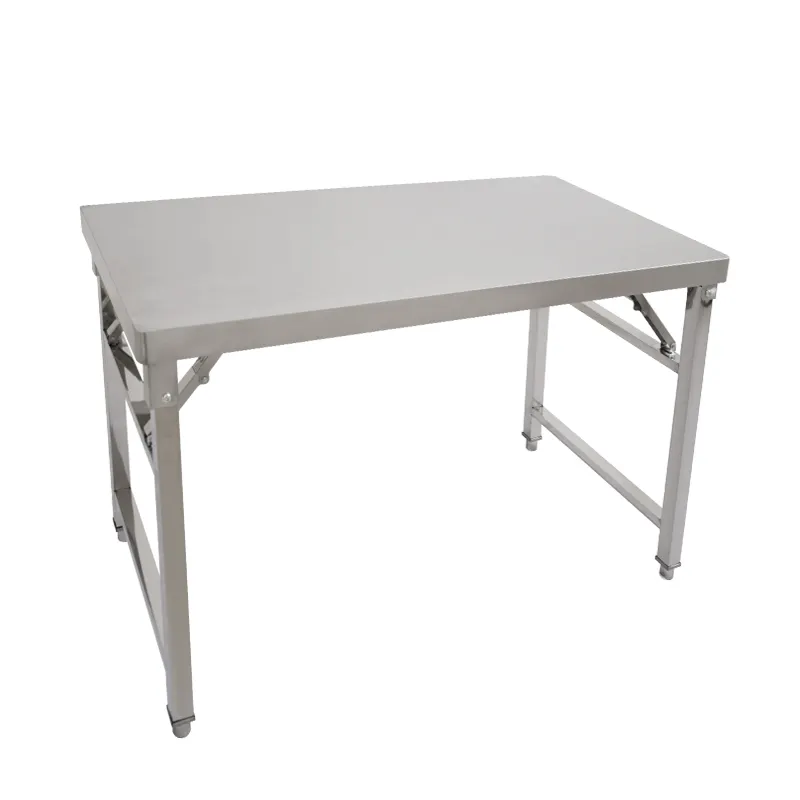 Büyük ve pratik ticari Worktable dayanıklı ve güvenli malzeme hazırlık tablosu