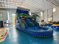 Tobogán Acuático Inflable Gigante de PVC de Calidad Comercial para Adultos, Toboganes Inflables Personalizados de Calidad Comercial para Adultos