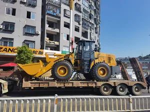 Chargeuse sur pneus jaune LG853N, chargeuse frontale diesel, équipement de construction pour travaux en cour et sur chantier - Product Image 4