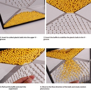 Tabla de Galton, Modelo de Demostración de Fenómeno Aleatorio, Experimento de Distribución de Velocidad del Movimiento Molecular de los Gases, Física - Product Image 4