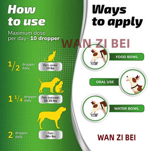 Натуральная травяная добавка в виде капель клюквы для собак и кошек, добавка и витамин - Product Image 4
